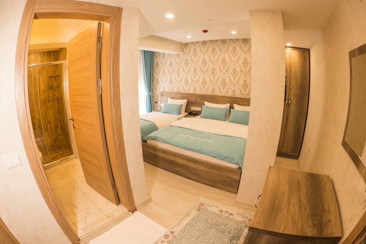 one bedroom suite with sofa bed and balcony  | premium bedding, free minibar items, in-room safe