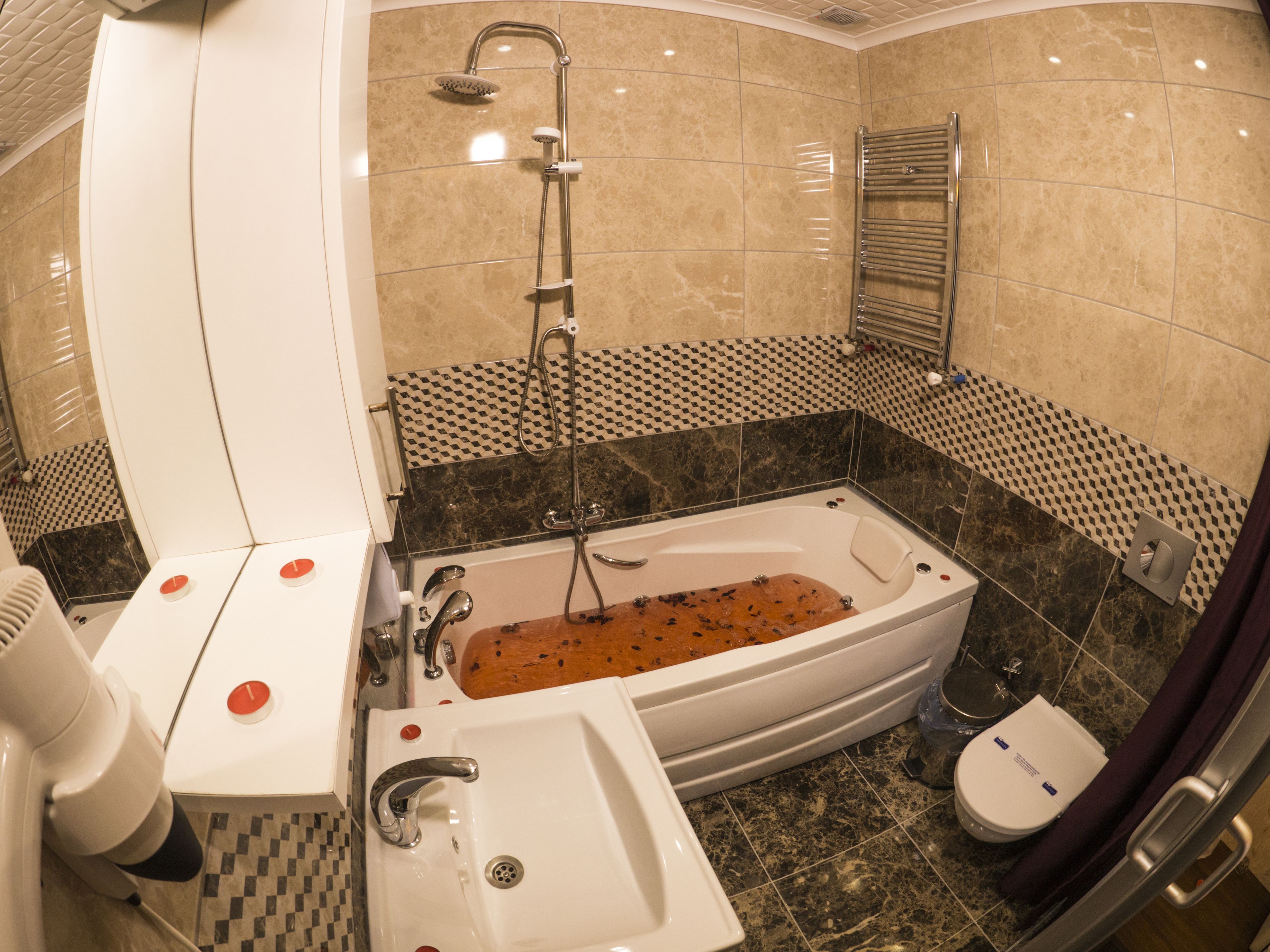 honeymoon room, 1 çift kişilik yatak | premium bedding, free minibar items, in-room safe