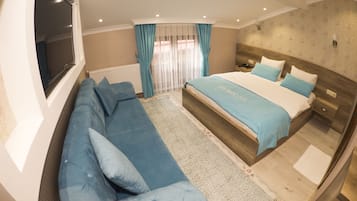Standard Double Room (Loft) | 1 bedroom, premium bedding, free minibar items, in-room safe