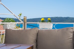Apartment, Terrace, Balcony, Sea View | Ausblick vom Zimmer