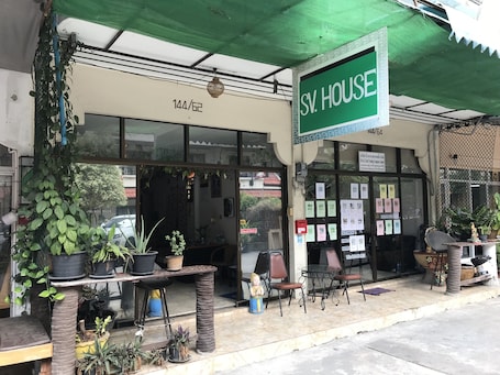 Overnatningsstedets facade