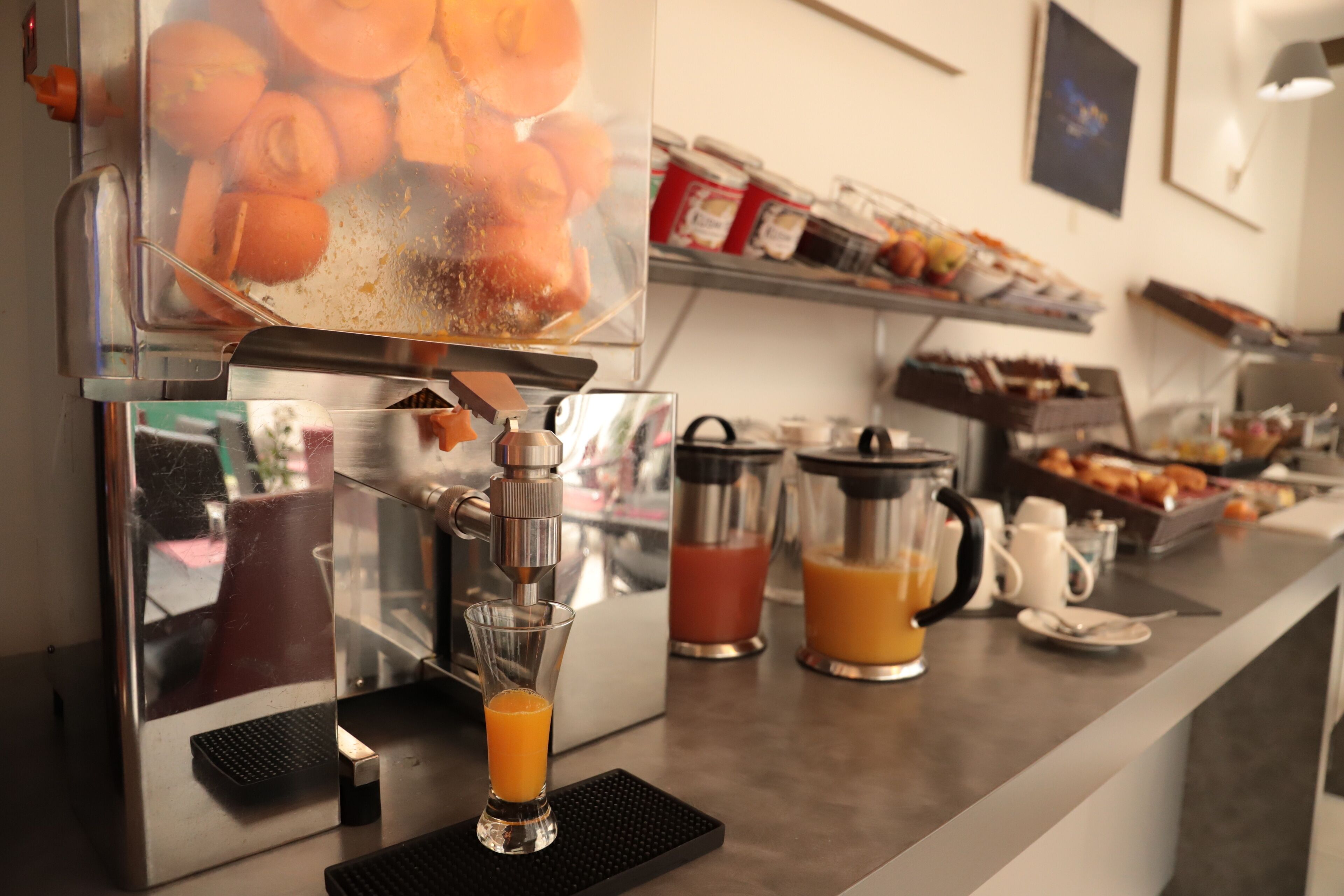 daily buffet breakfast (eur 13.90 per person)