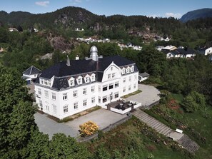 Overnatningsstedets facade