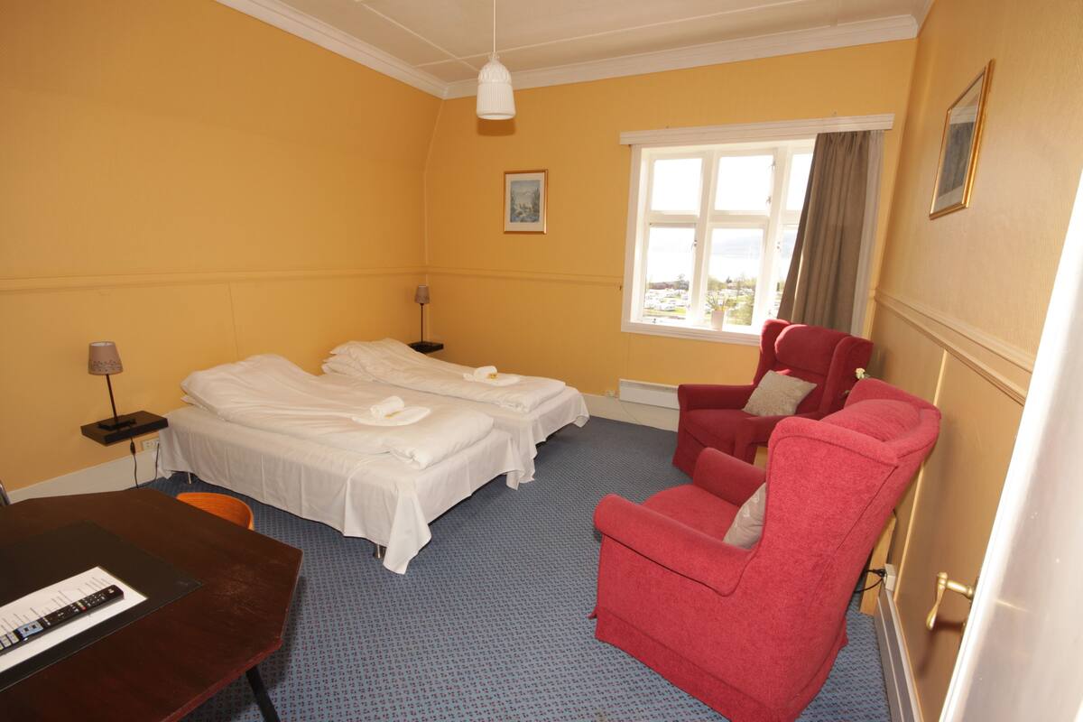 Comfort Double Room (Fjord View) | Desk, blackout drapes, iron/ironing board (on request)