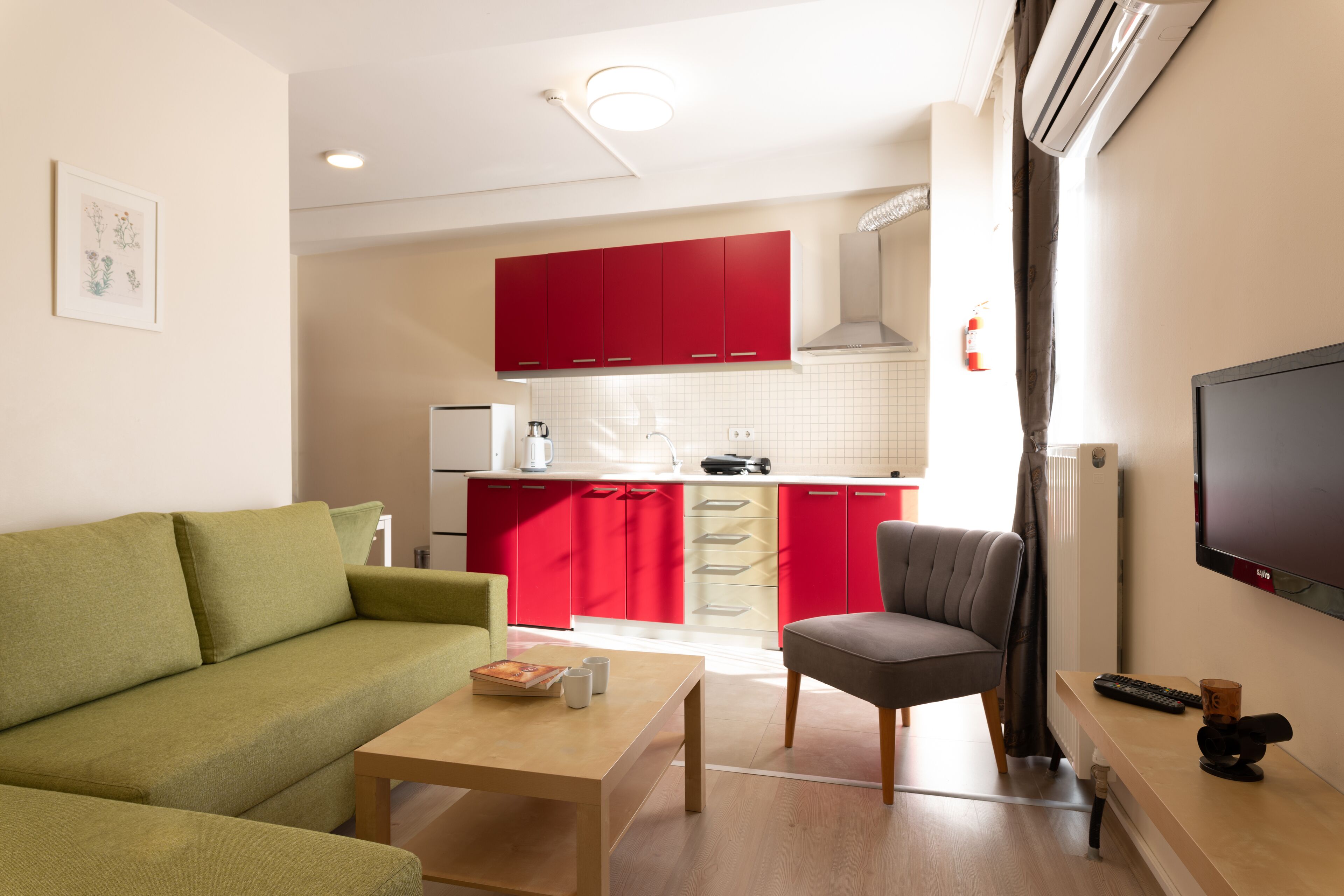 1+1 mutfakli | private kitchen | mini-fridge