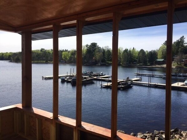 View from room - White Iron Beach Resort (Ely)