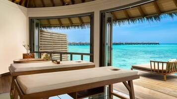 Bilik rawatan pasangan, sauna, tab panas, bilik wap, rawatan badan