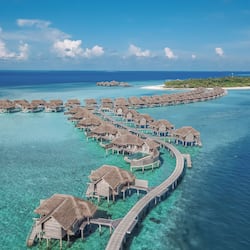 Over Water Villa:30% off Seaplane Transfers, 11 Jan to 19 Dec 2025 Stay | 1 bedroom, Egyptian cotton sheets, premium bedding, free minibar items
