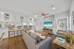 Smart TV, video games, DVD player, books