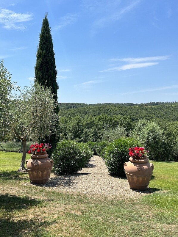 Property grounds - Enchanting Tuscan Villa / Private Estate / Heated Pool / Panoramic Views (Castelnuovo Berardenga)