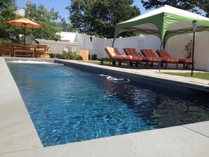 A heated pool - Modern home, great quiet location w/saltwater pool & hot tub! (Provincetown)