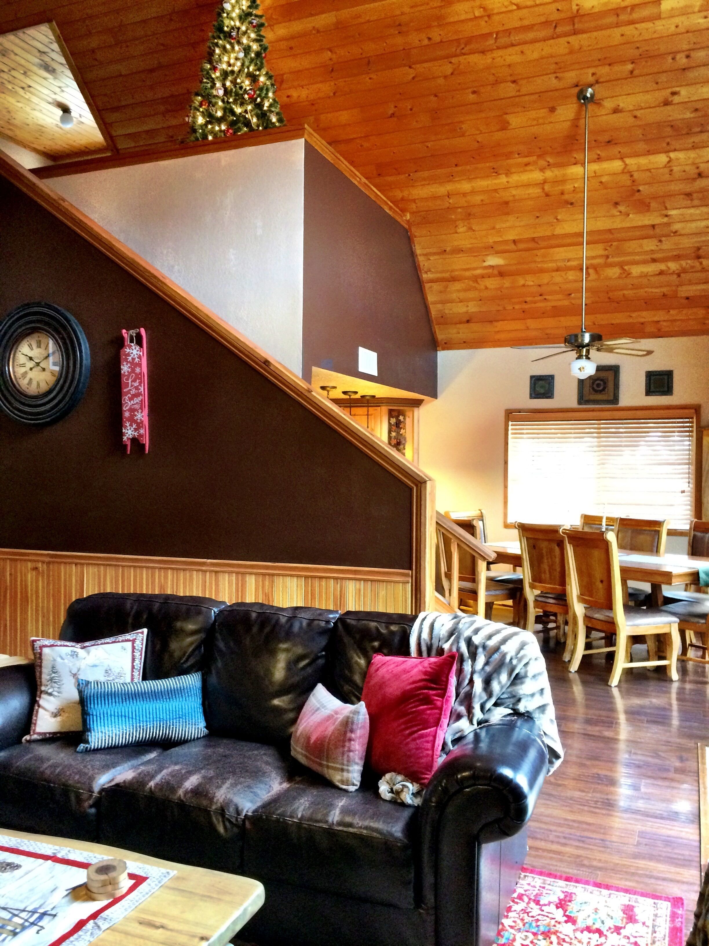 Smart TV, fireplace, video game console, DVD player