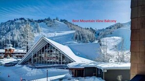 Exterior - Luxe Village 2-bed, 2-bath ski-in/ski-out, 5 beds Palisades Tahoe! Perfectly remodeled for rest, this retreat sleeps 8 and is steps from the lifts & ski school. Enjoy a gourmet kitchen, cozy fireplace, and a balcony with stunning views (Olympic Valley)