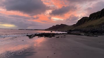 Vlak bij het strand