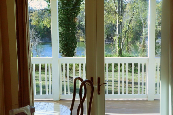 Gorgeous river view from the upstairs Master Bedroom/