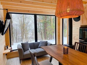 Chalet with Spa | Living area
