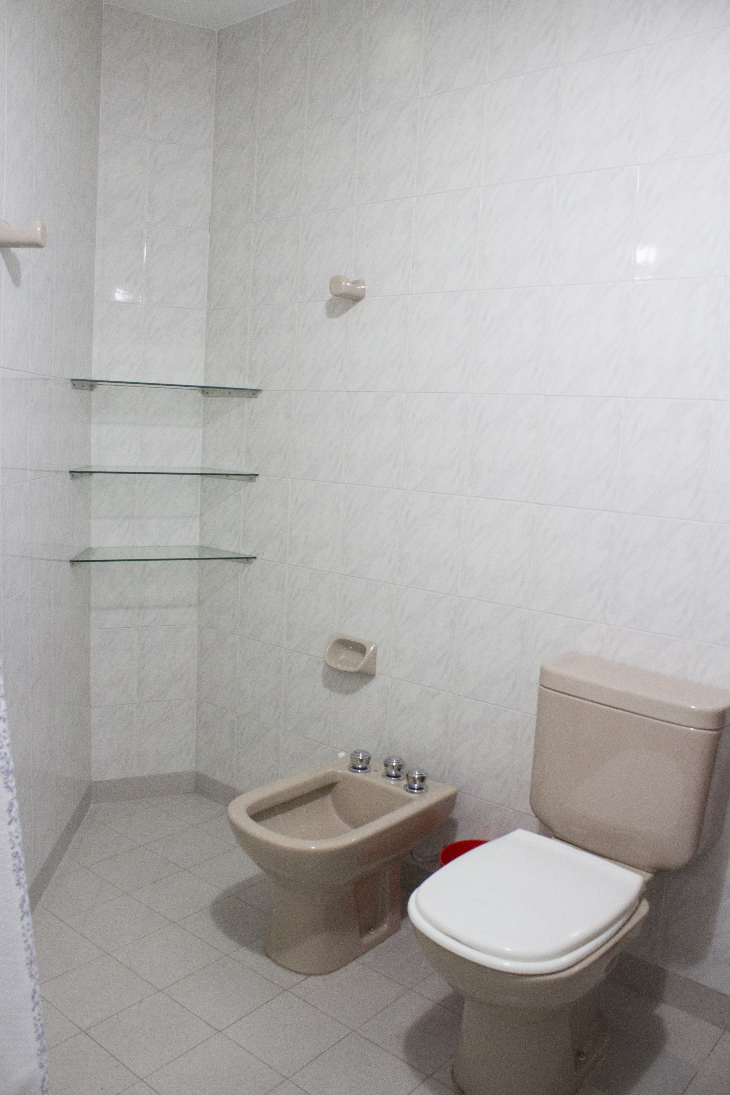 shower, bidet, towels