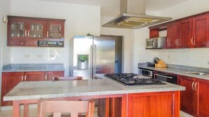 Seven Bedroom Villa | 私人廚房 | 電冰箱、微波爐、烤箱、爐台