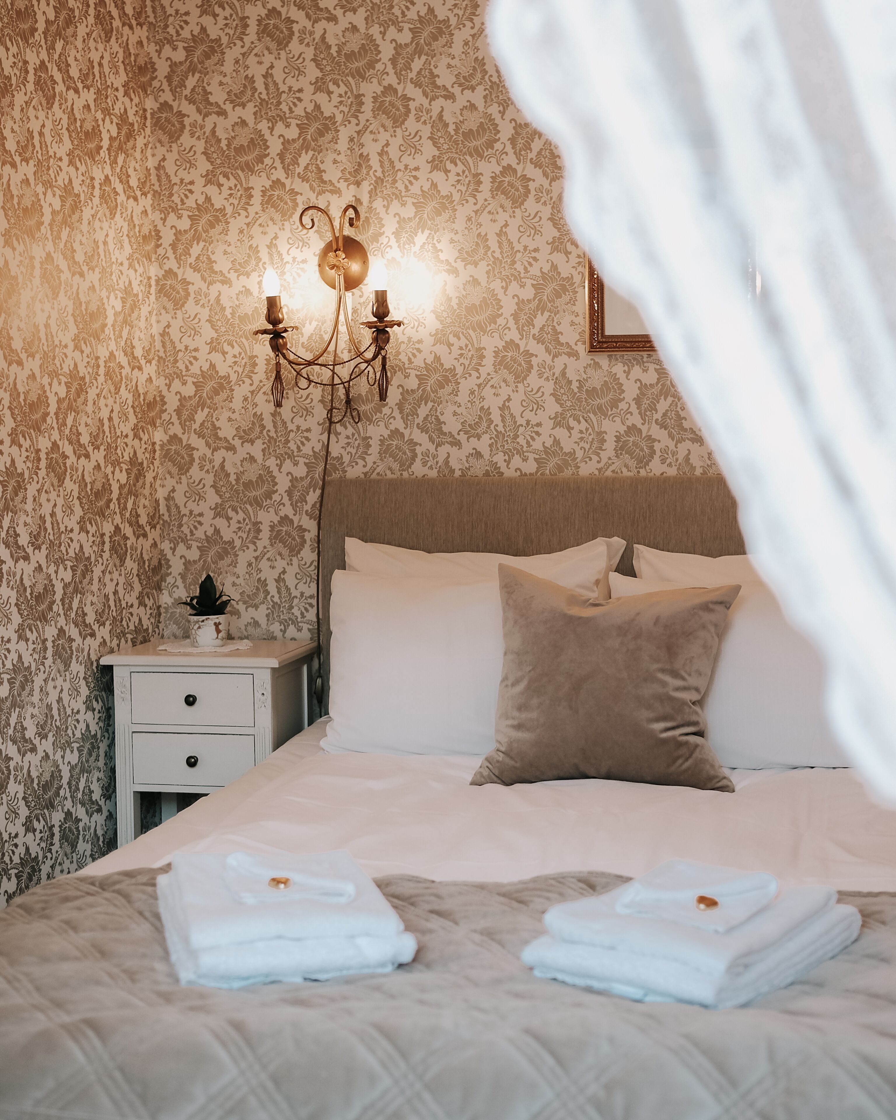 Individually decorated, individually furnished, blackout curtains