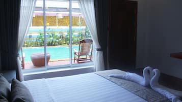 Double Room, Pool View | View from room