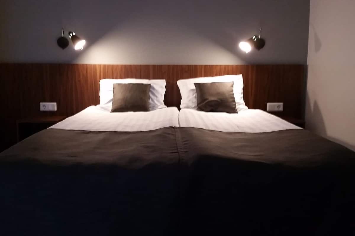 standard double room | desk, blackout curtains, soundproofing, iron/ironing board