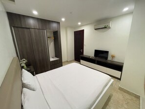 Appartamento, 1 camera da letto | Minibar, una scrivania, insonorizzazione, Wi-Fi gratuito