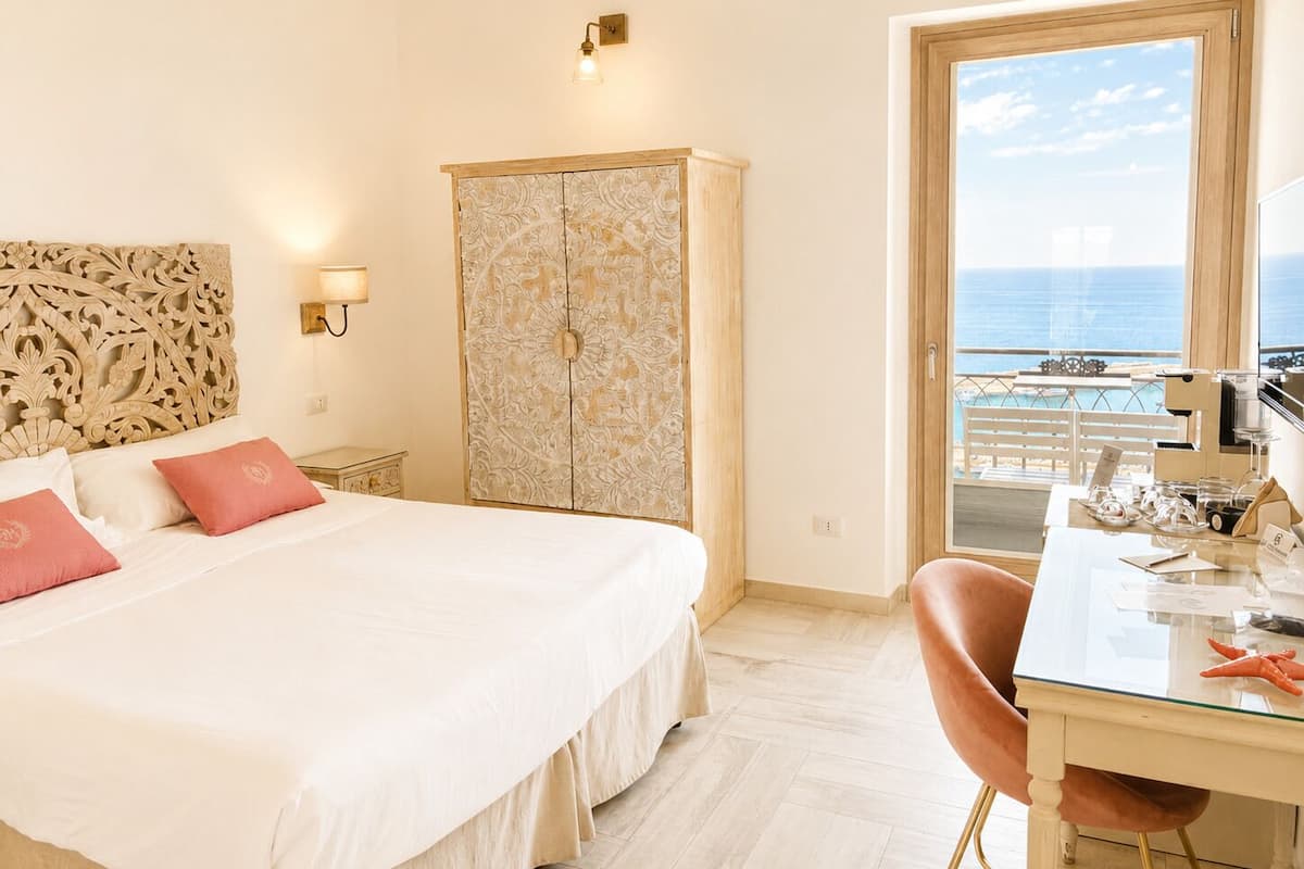 Deluxe-Doppelzimmer, 1 Schlafzimmer, Balkon, Meerblick