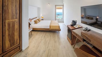 Ropa de cama de alta calidad y minibar
