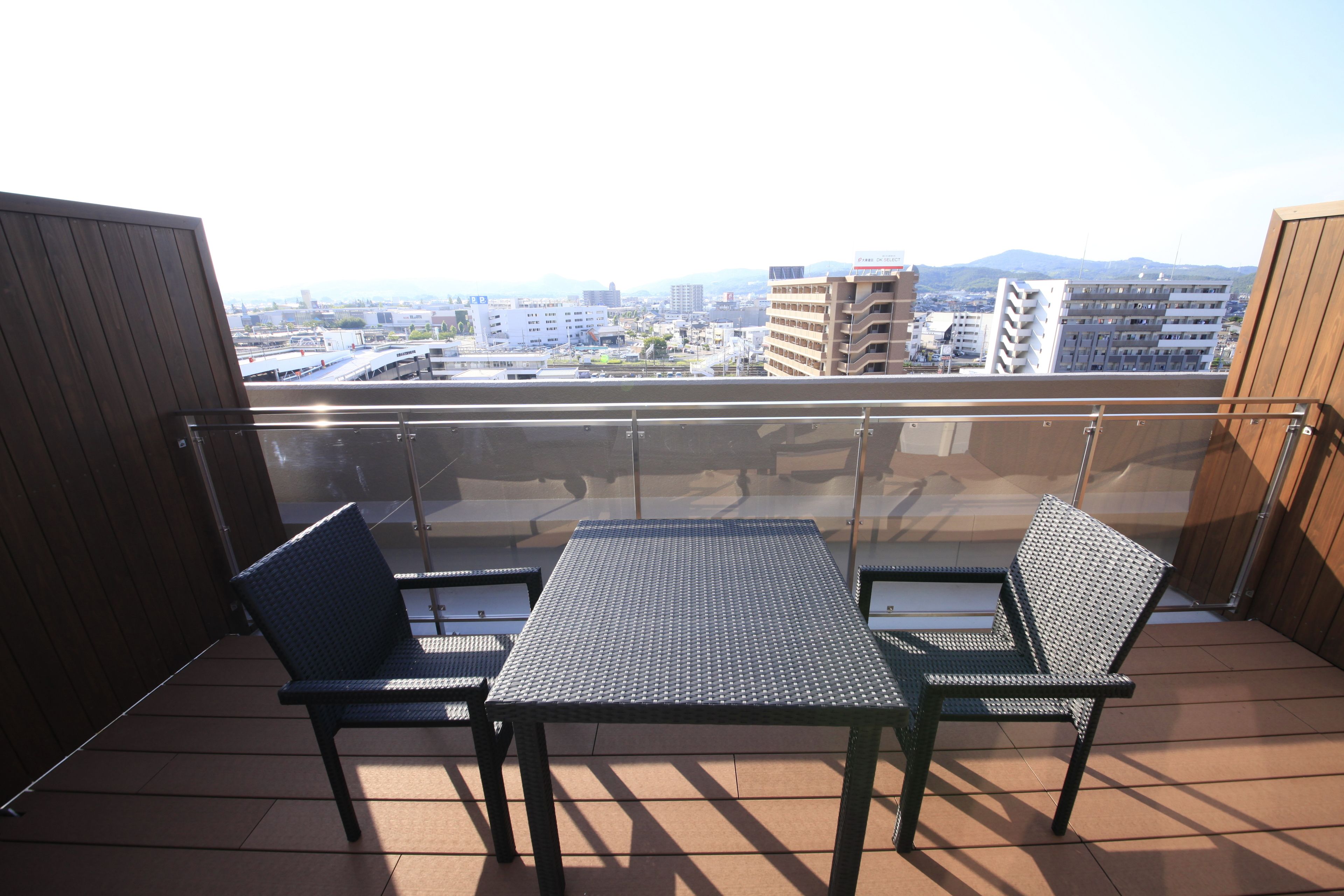 open-air bath - suite, non smoking - extra sofa bed is from 5th adult | balcony