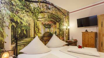 Habitación doble clásica | Minibar, caja de seguridad en la habitación y wifi gratis