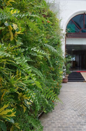 Entrada de la propiedad