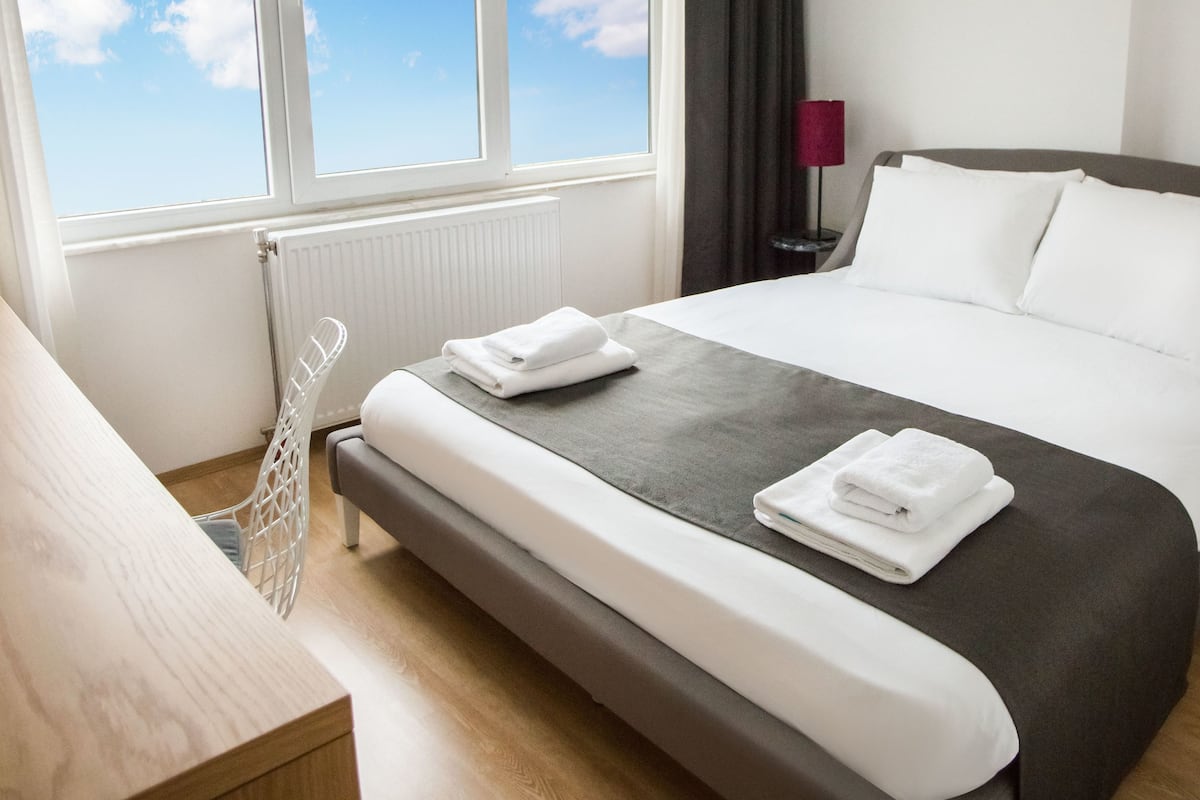 In-room safe, desk, blackout curtains, soundproofing