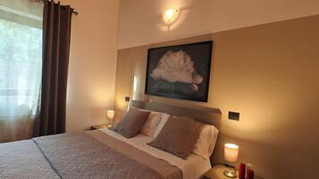 Chalet, 2 Schlafzimmer, barrierefrei | Hochwertige Bettwaren, schallisolierte Zimmer, Babybetten