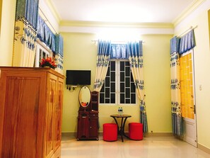 Vierbettzimmer, 1 Doppelbett | Zimmerausstattung