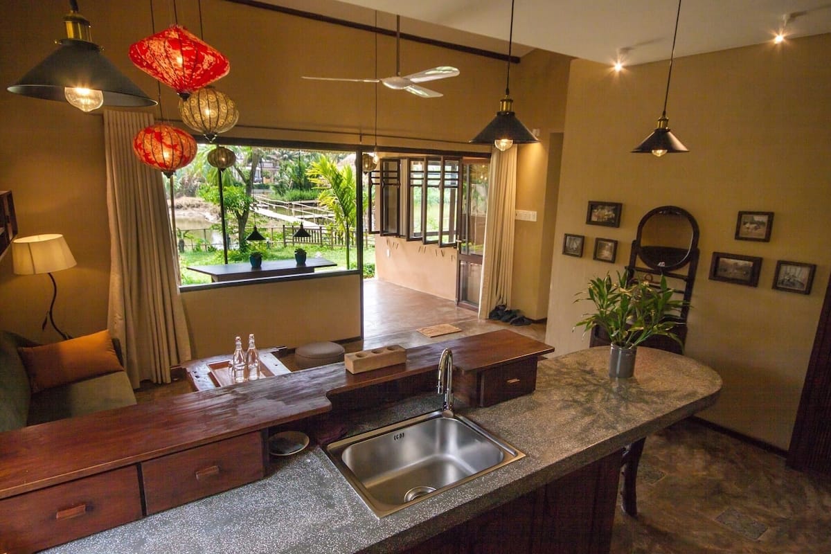 Samma Garden River Family Villa | Private kitchen | Coffee/tea maker, electric kettle, eco-friendly cleaning products