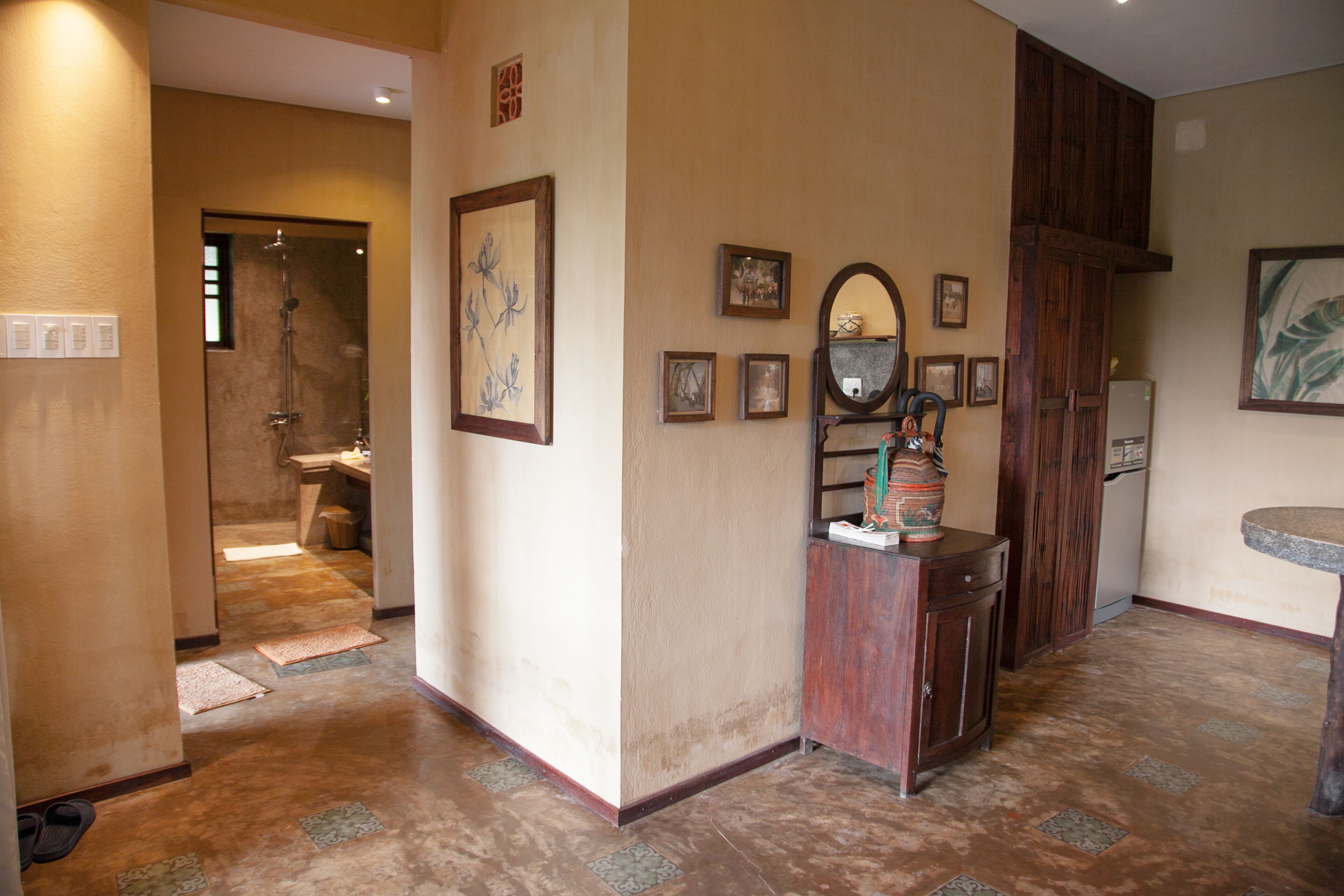 samma garden river family villa | living area