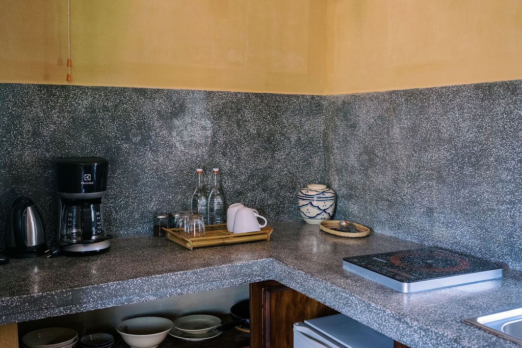 sati sunset river studio | minibar, in-room safe, laptop workspace, blackout curtains