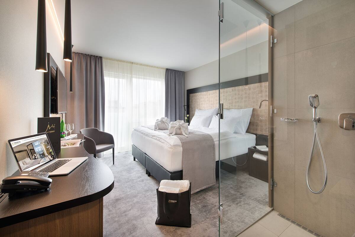 Premium Double Room, 1 King Bed | View from room