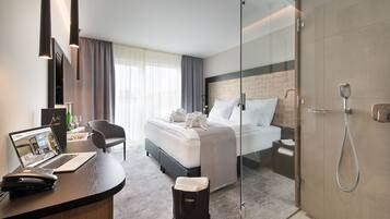 Premium-Doppelzimmer, 1 King-Bett | Ausblick vom Zimmer