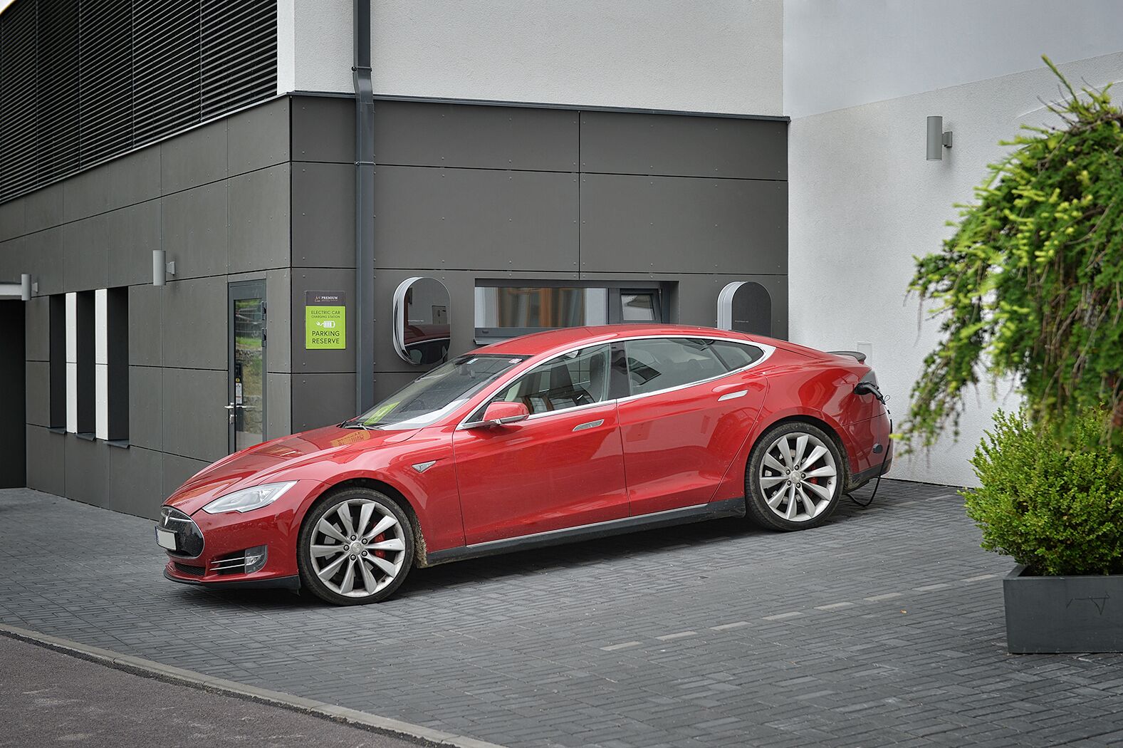 electric vehicle-charging station