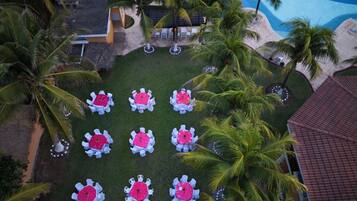 Área para banquetes al aire libre