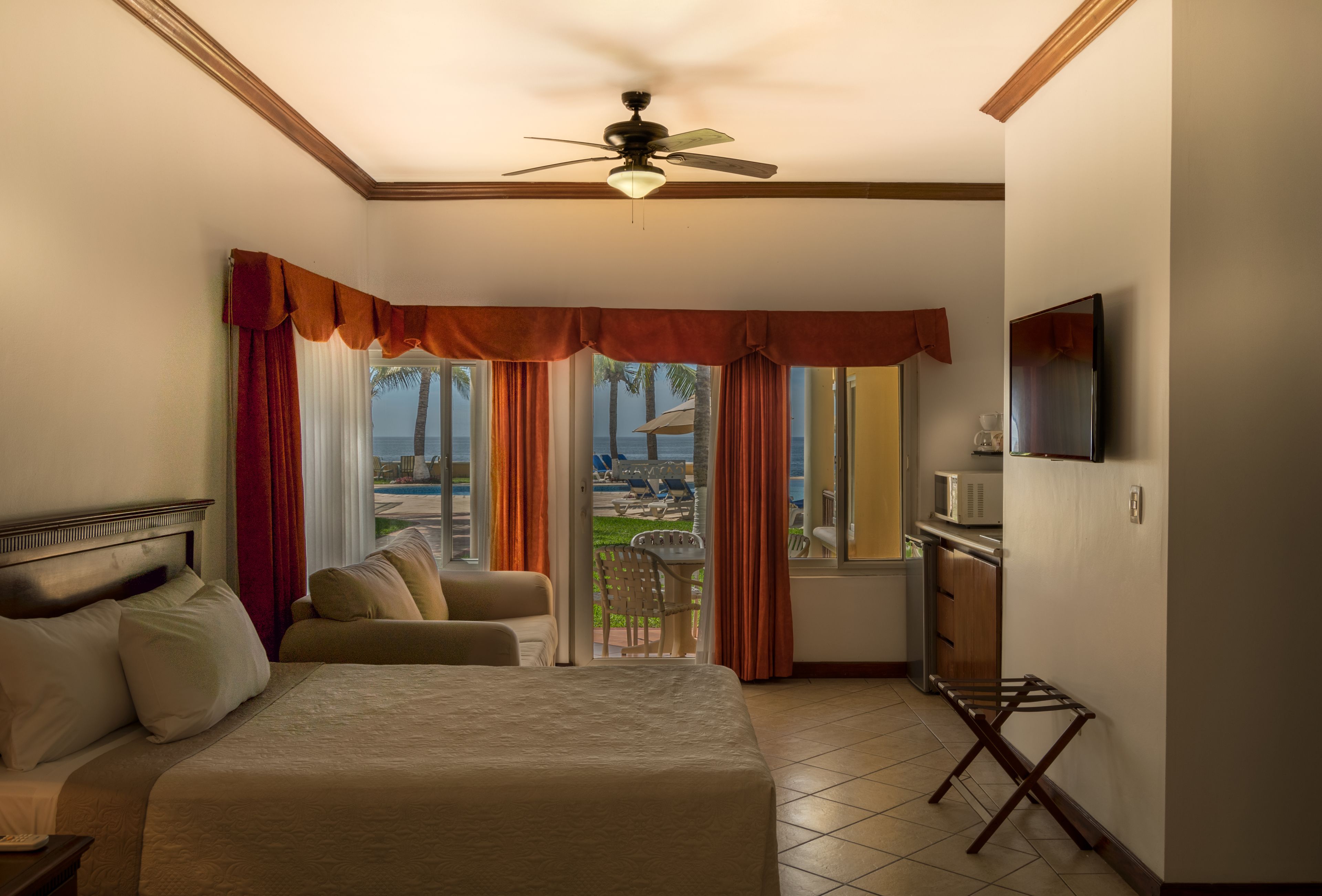 junior room, 1 bedroom, beach view | view from room