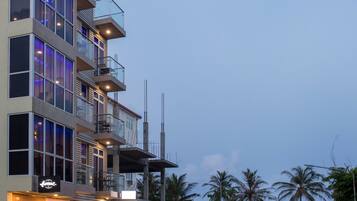 Front of property - evening/night