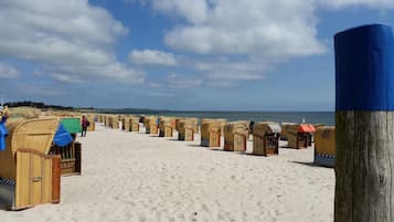 Vlak bij het strand