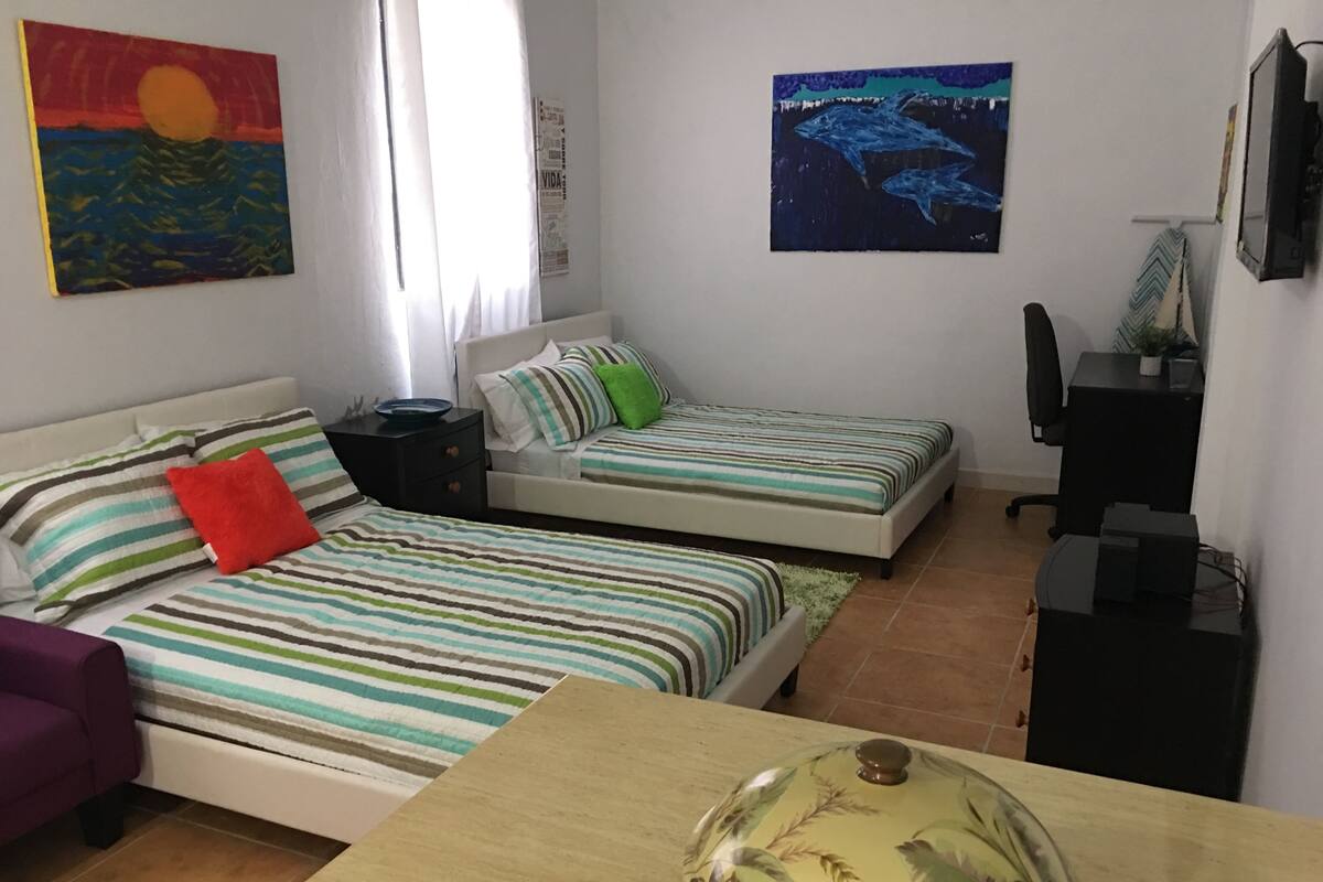 Iron/ironing board, cots/infant beds, rollaway beds, free WiFi