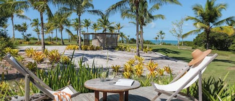 Chambre Supérieure Double ou avec lits jumeaux, vue plage