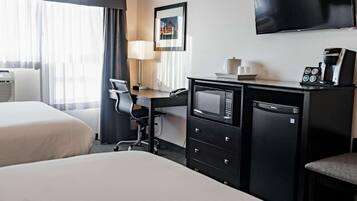 Room, 2 Queen Beds, Non Smoking | Premium bedding, desk, laptop workspace, soundproofing
