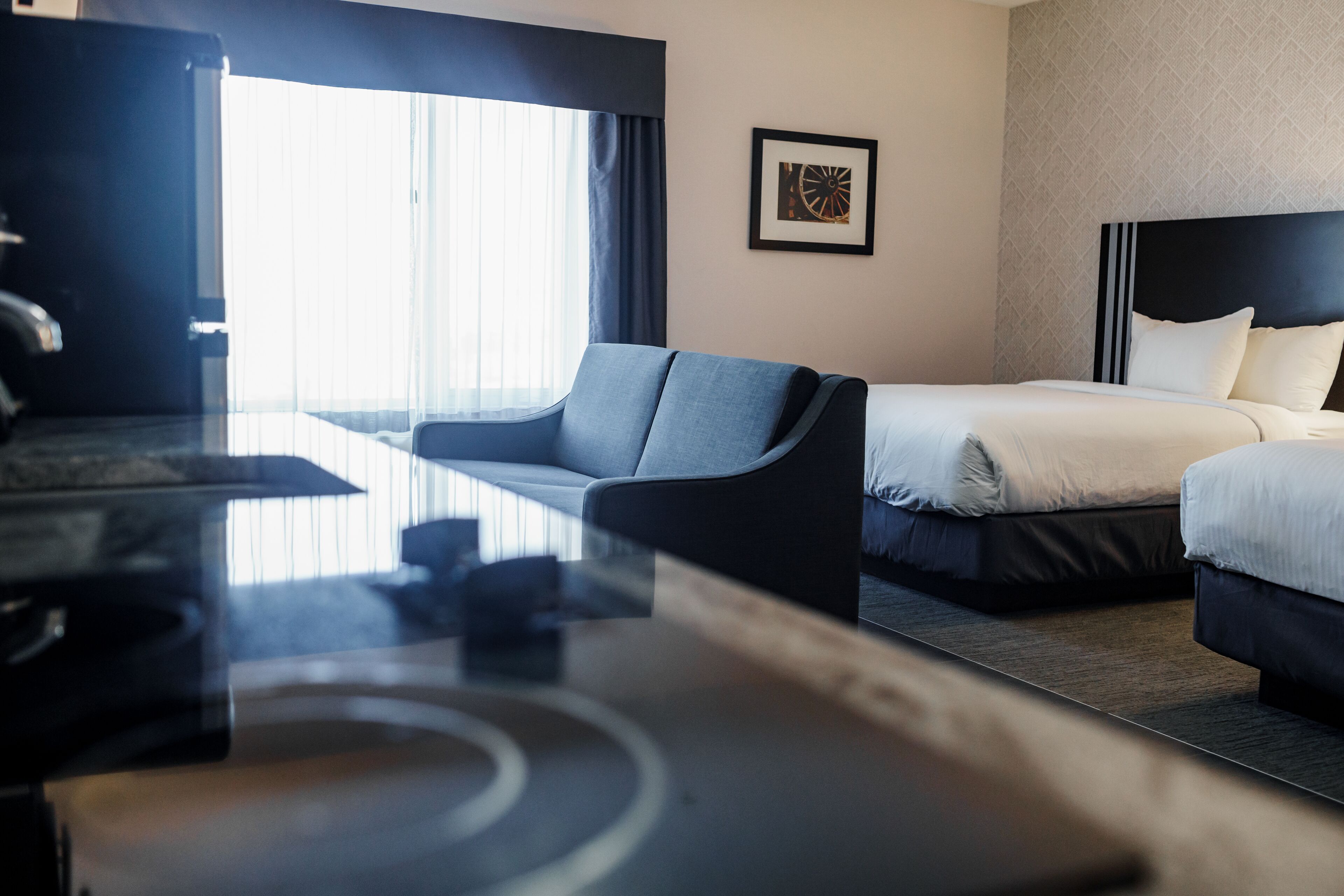 room, multiple beds, non smoking, kitchenette (extended stay) | premium bedding, desk, laptop workspace, soundproofing