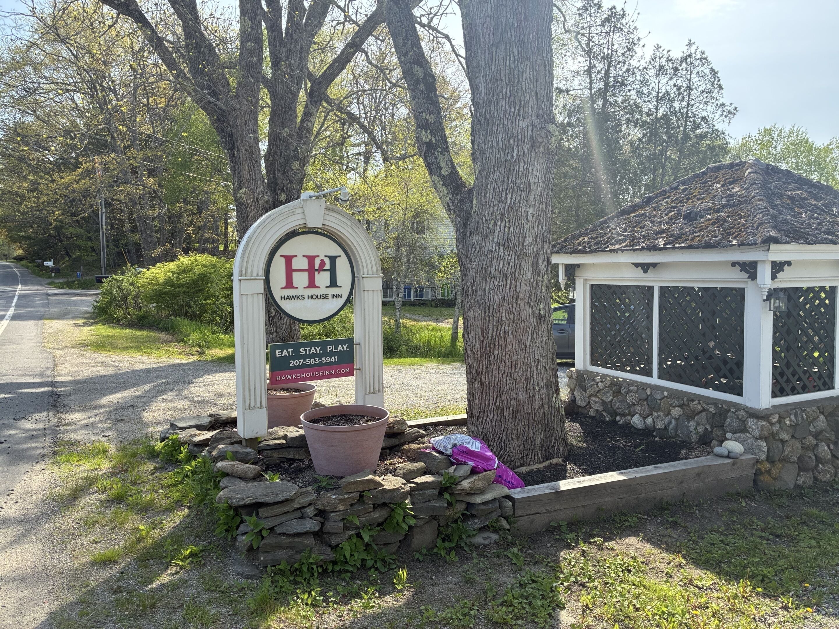 Entrée de l’hébergement