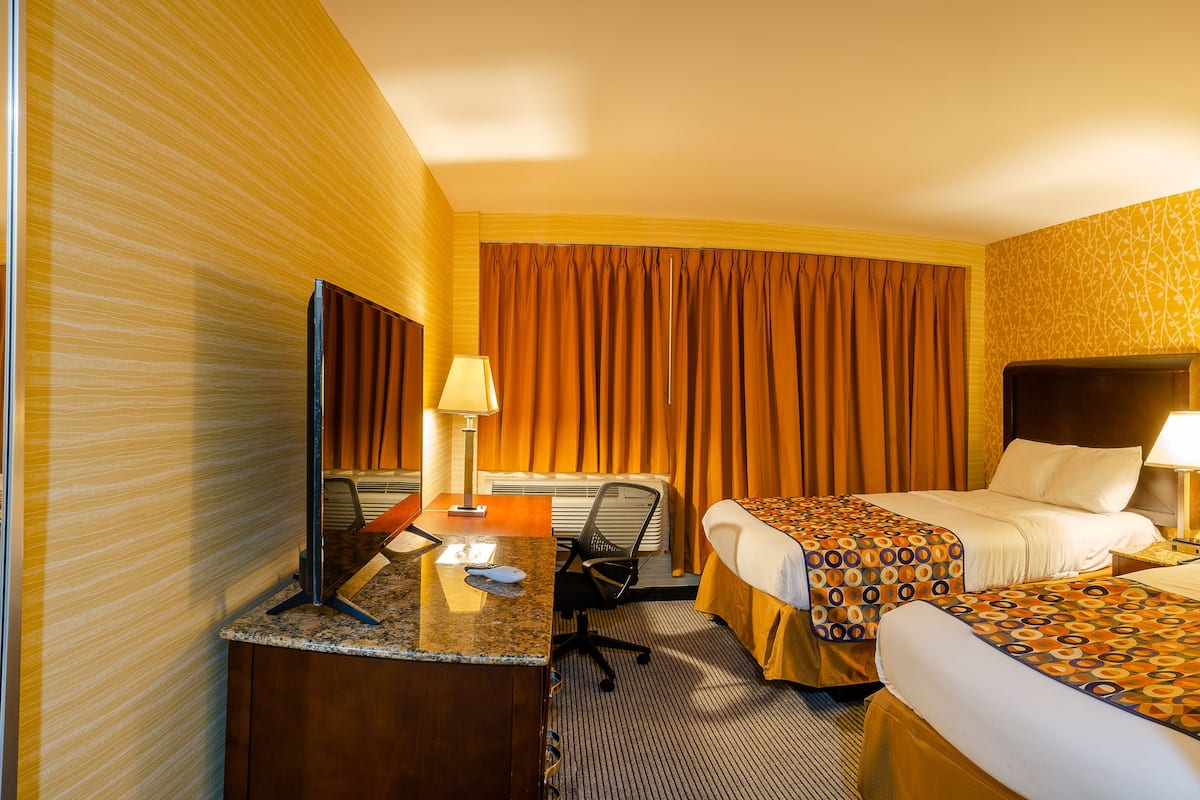 deluxe double room | 1 bedroom, premium bedding, desk, laptop workspace